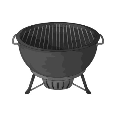 Barbekü ızgarası açık hava yemekleri için kullanılır, genellikle yaz toplantıları ve partilerinin bir parçasıdır..