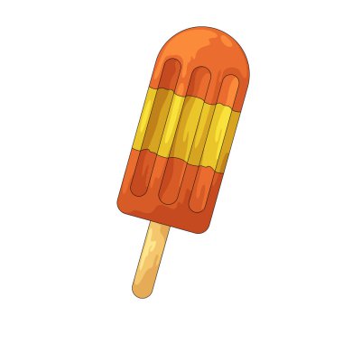 Buzlu şeker, yaz sıcağında serinlemesine yardımcı olan çubuğun üzerinde dondurulmuş bir aperatiftir..