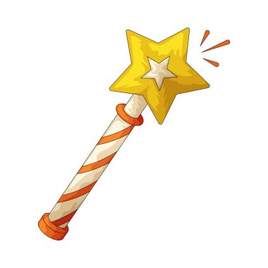 Yıldız değneği dilekleri, hayalleri ve yeni yıl umutlarını sembolize eden sihirli temalı bir aksesuar..