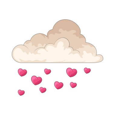 Kalp yağmuru sevgi, şefkat ve duygusal sıcaklığı temsil eder..