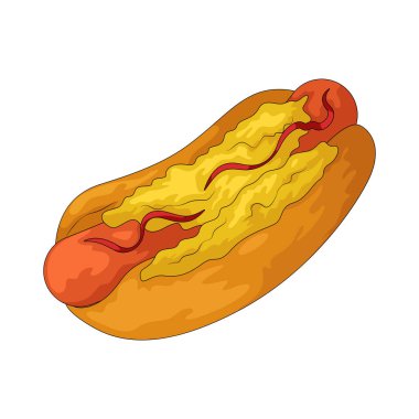 Sosisli sandviç dilimlenmiş ekmeğin içinde sosis olarak servis edilir..