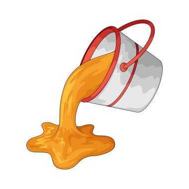 Bir boya kovası bir alanı seçili bir renkle doldurmak için kullanılır.