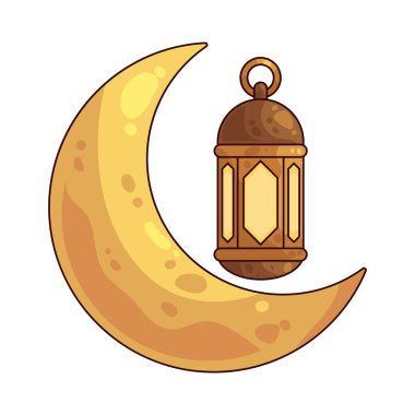 Hilal ay ve Ramazan feneri, kutsal Ramazan ayını temsil etmek için İslami hilal ve parlayan feneri birleştiren dekoratif bir semboldür..