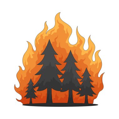 Orman yangını, ağaçları ve ormanlık alanları yakan büyük ölçekli bir yangındır..