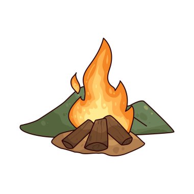 Kamp ateşi, kamp yaparken dışarıda sıcaklık, yemek ve ışık için kullanılan küçük kontrollü bir ateştir..