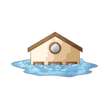 Sel basmış bir ev, şiddetli yağmur, patlamış borular veya doğal afetler nedeniyle suyla dolu bir evdir..