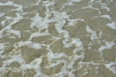 Gelgit akıntısı nehir suyunu yukarı itiyor, görünür su akışını ve nehir kanalında yükselen seviyeleri gösteriyor. Görüntü, kıyı ortamındaki gelgit hareketleri, hidrolojik süreçler ve değişen nehir koşullarını belgeliyor.