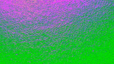 Soyut su yüzeyi arka planında canlı yeşil, mavi ve morumsu su dokulu suya yansıyan ışık yansımaları sonucu oluşan renk değişimleri var. Tasarım geçmişi, afişler, duvar kağıtları, dijital sanat eserleri için modern, gerçek dışı bir görsel..