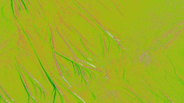 Akan yeşil ve sarı tonlarla soyut desenli arka plan yumuşak doğrusal desenler oluşturuyor. Modern tasarım arka planları, pankartlar, duvar kağıtları, dijital sanat eserleri ve yaratıcı görsel kavramlar için uygun gerçek dışı, organik bir yüzey..