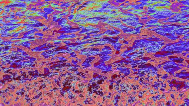 Modern soyut resim. Renkli akıcı sanat resimleri. Geometrik arkaplan.