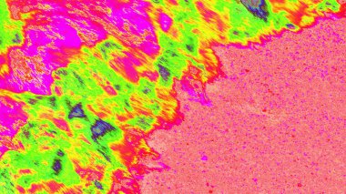 Modern tasarım çizimi. Çizgi ve renk bloğu geometrik şekiller. Pop sanat