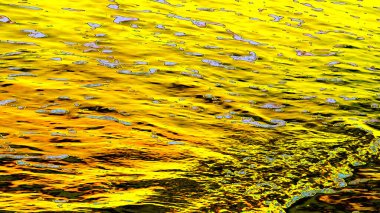 soyut sarı su dokusu