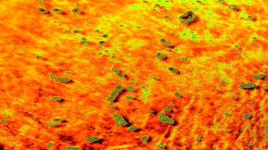 Çizik ve çatlaklarla metal doku. arkaplan olarak kullanılabilir.