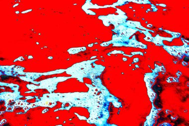 grunge arkaplan ile soyut kırmızı ve mavi desen