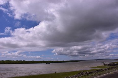 Parktaki gölün güzel manzarası