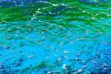 Doğal Dalga Kalıplı Renkli Su Dalgalanması Yüzeyi