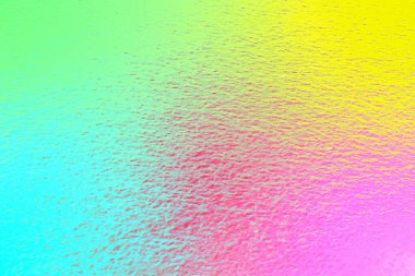 Canlı neon cyan, pembe ve sarı su yüzeyinde akıcı sıvı dokusu, yumuşak dalgalanmaları ve parlak yansımaları var. Modern arka planlar, dijital sanat, posterler ve yaratıcı markalar için ideal.