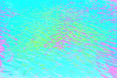 Doğal dalgalanmalar ve ışık yansımalarının oluşturduğu canlı soyut su yüzeyi dokusu cesur renk farklılıkları ve akışkan organik desenler yaratıyor. Yaratıcı tasarım, markalaşma, dijital sanat, çevresel kavramlar için modern bir arkaplan olarak ideal