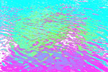 Doğal dalgalanmalar ve ışık yansımalarının oluşturduğu canlı soyut su yüzeyi dokusu cesur renk farklılıkları ve akışkan organik desenler yaratıyor. Yaratıcı tasarım, markalaşma, dijital sanat, çevresel kavramlar için modern bir arkaplan olarak ideal