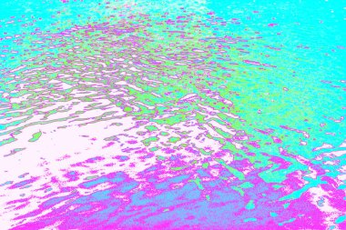 Doğal dalgalanmalar ve ışık yansımalarının oluşturduğu canlı soyut su yüzeyi dokusu cesur renk farklılıkları ve akışkan organik desenler yaratıyor. Yaratıcı tasarım, markalaşma, dijital sanat, çevresel kavramlar için modern bir arkaplan olarak ideal