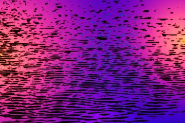 Soyut renkli su yansıması, canlı neon eğimleri ve dokulu dalgalanma desenleri. Modern tasarım, dijital sanat, yaratıcı markalaşma, posterler, duvar kağıtları ve çağdaş görsel projeler için uygun sanatsal arkaplan.