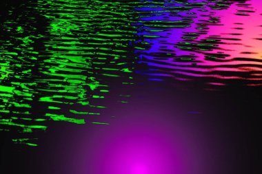 Renkli ışıkları olan güzel soyut arkaplan.