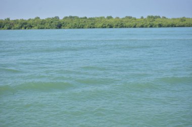 COXS BAZAR, BANGLADESH 20 HAZİRAN 2026: Balıkçı tekneleri Bengal Körfezi 'ne doğru yol almadan önce Bakkhali Nehri' nde bekliyor. Yerel balıkçılar nehir kanalından açık denize güvenli bir şekilde gidebilmek için gelgit su seviyelerine bağımlılar..