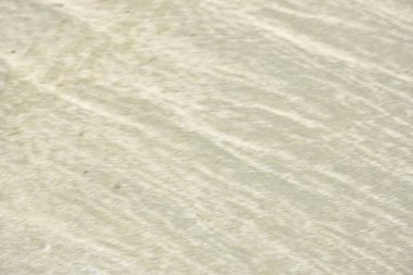 Rüzgâr ve sığ suların oluşturduğu doğal kum dalgalanmaları plaj yüzeyinde soyut desenler oluşturur. Tasarım ve doğa kavramları için ideal minimum kıyı arkaplanı, ince ışık ve organik kumlu detaylar.