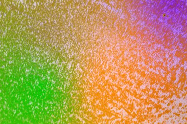 Sıcak tonlar ve desenli tahıl etkisine sahip soyut renkli arkaplan. Modern tasarım, markalaşma, posterler, dijital sanat eserleri, duvar kağıtları, sunumlar ve yaratıcı görsel kompozisyonlar için canlı sanatsal arkaplan ideali.