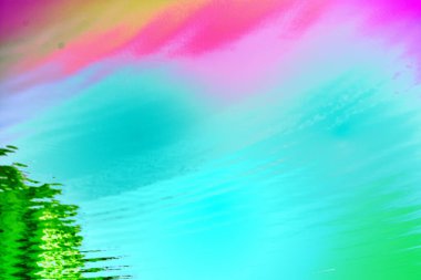 gökkuşağı soyut fraktal arkaplan 3 boyutlu görüntüleme