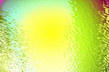 Su ve cam damlası ile soyut renkli arkaplan