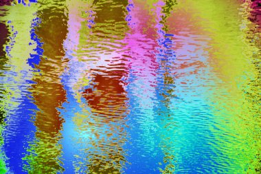 suluboya boya desenli soyut gökkuşağı arkaplanı