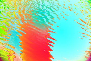 Soyut renkli arkaplan, yağlı boya lekeleri