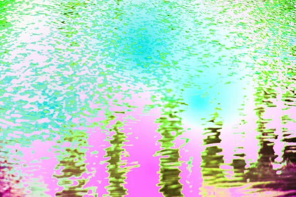 Bokeh ile soyut renkli arkaplan