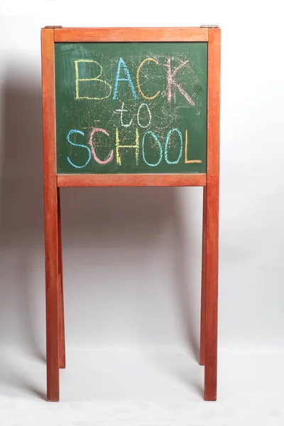 Powrót Szkoły Tablicy Białym — Zdjęcie stockowe