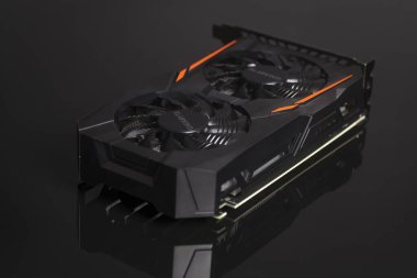 Moskova, Rusya 07 Nisan 2021 GTX GTX 1050 Ti.