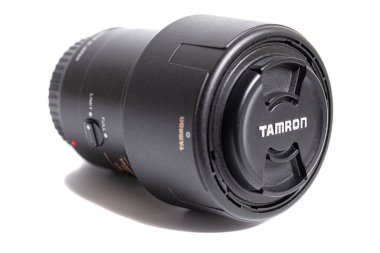 Moskova, Rusya 09.2021 Tamron SP 90mm f 2.8 kamera lensi.