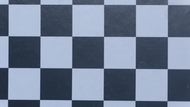 Empty Chess Board Rotating — Stock Video