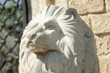 Aslan Eski Mimarisi Heykeli.