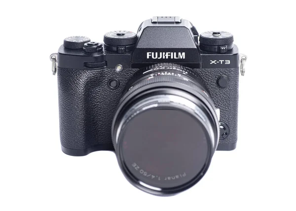 Moskou Rusland Juni 2021 Fujifilm Met Cameralens Carl Zeiss Fringer — Stockfoto