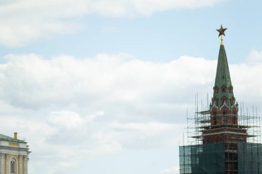 Moskova Kremlin 'in restorasyonu.