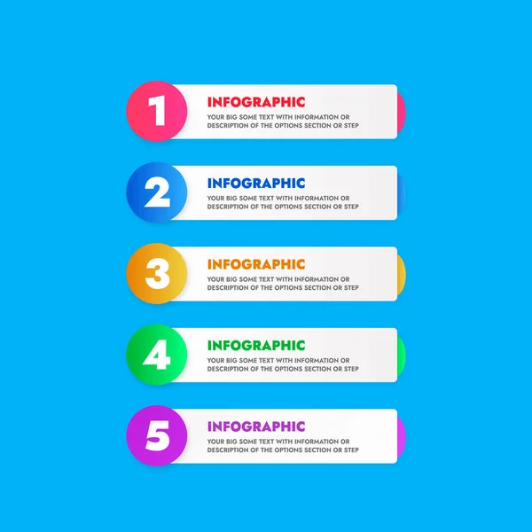 Bilgi tasarımınız için mavi arkaplan üzerindeki bilgi grafikleri vektör renk şablonu