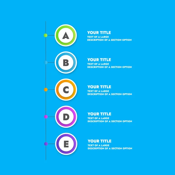 Bilgi tasarımınız için mavi arkaplan üzerindeki bilgi grafikleri vektör şablonu