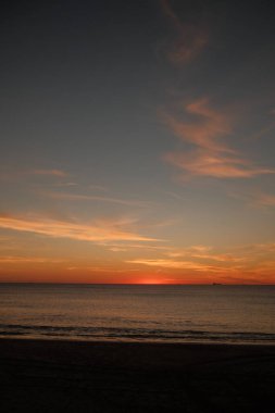 Cadiz plajı günbatımı İspanya gökyüzü