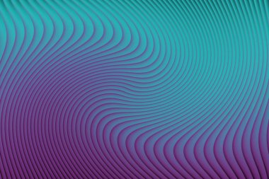 Dalgalı çizgiler, mor ve turkuaz renkler içeren büyüleyici ve hareketli bir arka plan. Eşsiz ve göz alıcı bir görsel element eklemek için mükemmel..