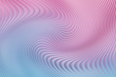 Büyüleyici soyut bir arka plan, kıvrımlı pembe ve mavi tonlara sahip, herhangi bir yaratıcı proje veya tasarım girişimine büyüleyici ve modern bir dokunuş eklemek için ideal..