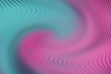 Turkuaz ve pembe çizgilerden oluşan hareketli ve soyut bir arka plan. Bu tasarım, çeşitli projeler için mükemmel, dinamik ve görsel olarak çekici bir doku yaratır..