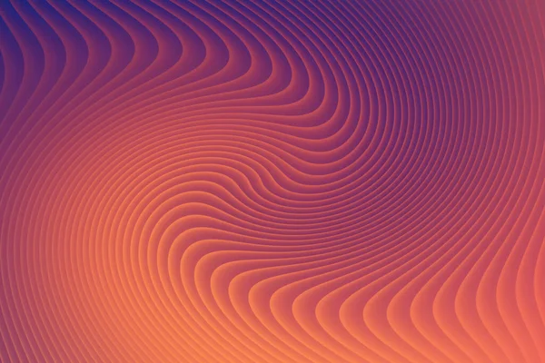 Büyüleyici soyut bir arka plan, büyüleyici turuncu ve mor renk değişimine sahip dalgalı çizgiler. Modern zarafet katmak için mükemmel..