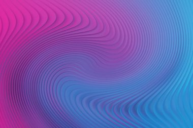 Pembe, mor ve mavi eğimli kıvrımlı kıvrımlı çizgiler içeren canlı ve soyut bir arkaplan. Bu dinamik tasarım hareket ve akıcılık hissi yaratır. Modern projeler için mükemmel.