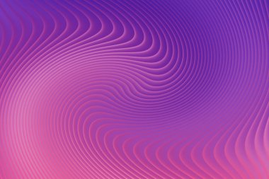 Büyüleyici soyut bir arka plan, hoş bir mor ve pembe renk kombinasyonu içinde dalgalı çizgiler sergiliyor, görsel ve çağdaş bir tasarım unsuru sunuyor..